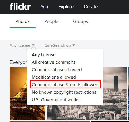 FLICKR ΑΝΑΖΗΤΗΣΗ COMMERCIAL USE